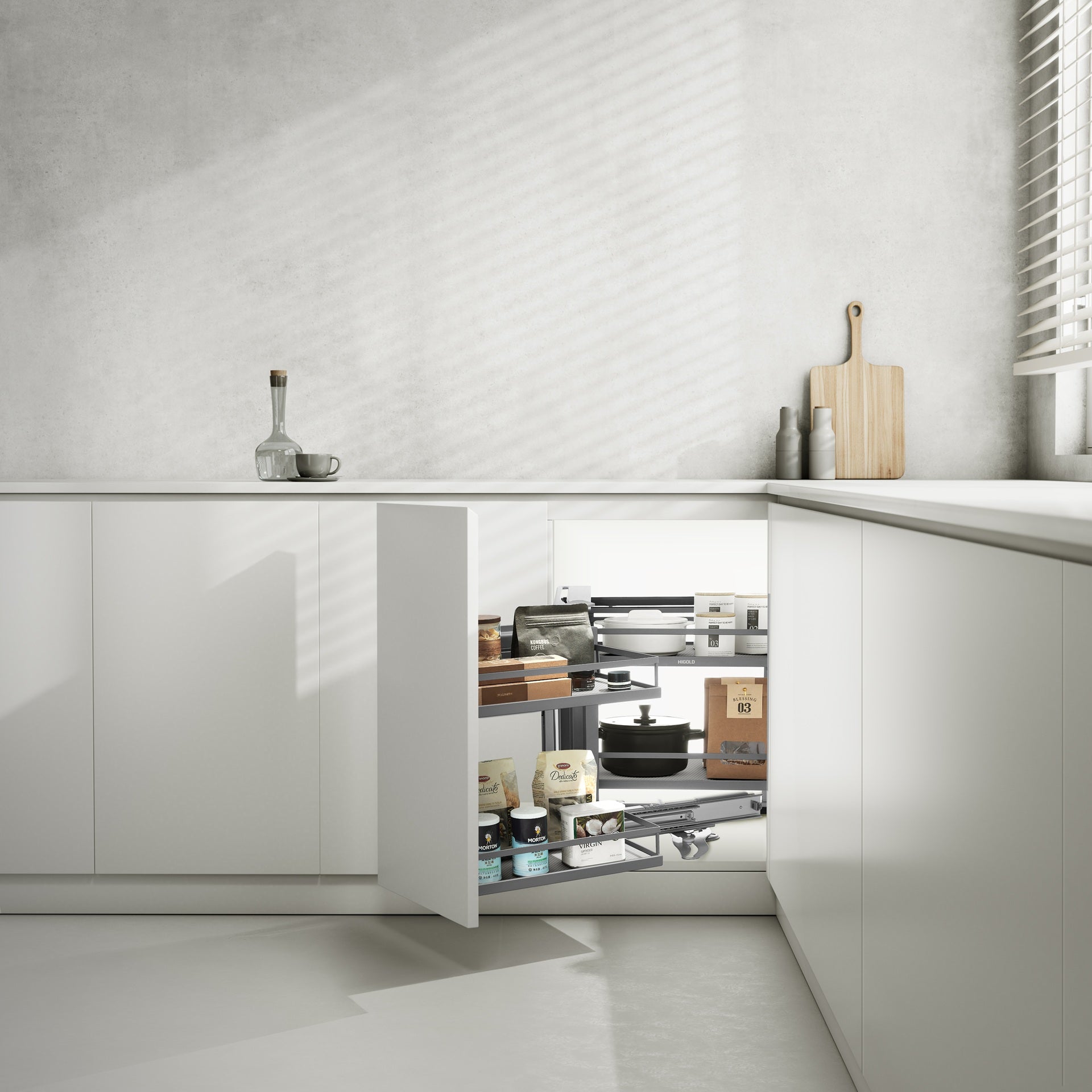 MaxiCorner Diamond Pull-Out 450mm