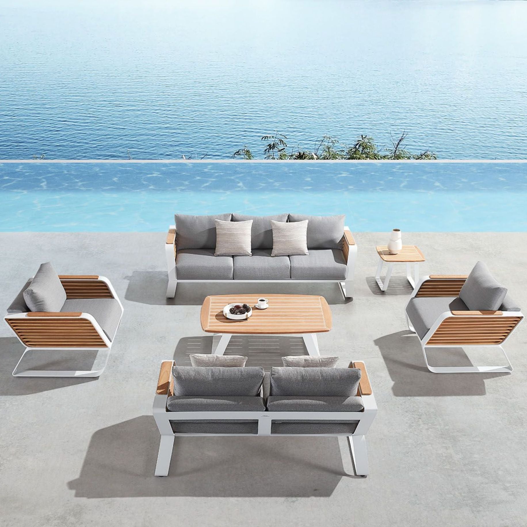 Wing Luxus Loungemöbel Sofa-3er & 2er Set