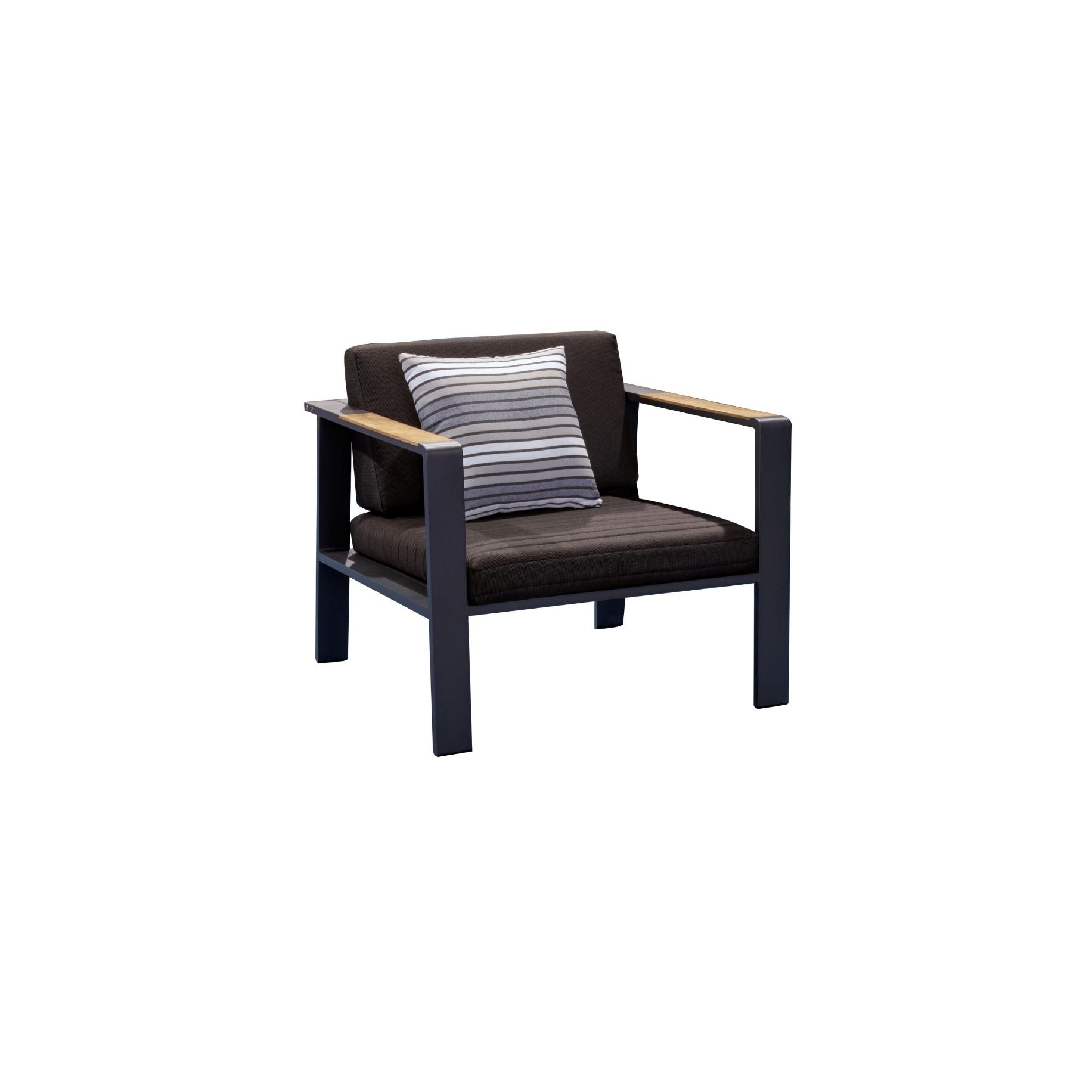 Nofi Loungemöbel Sofa-3er Schwarz