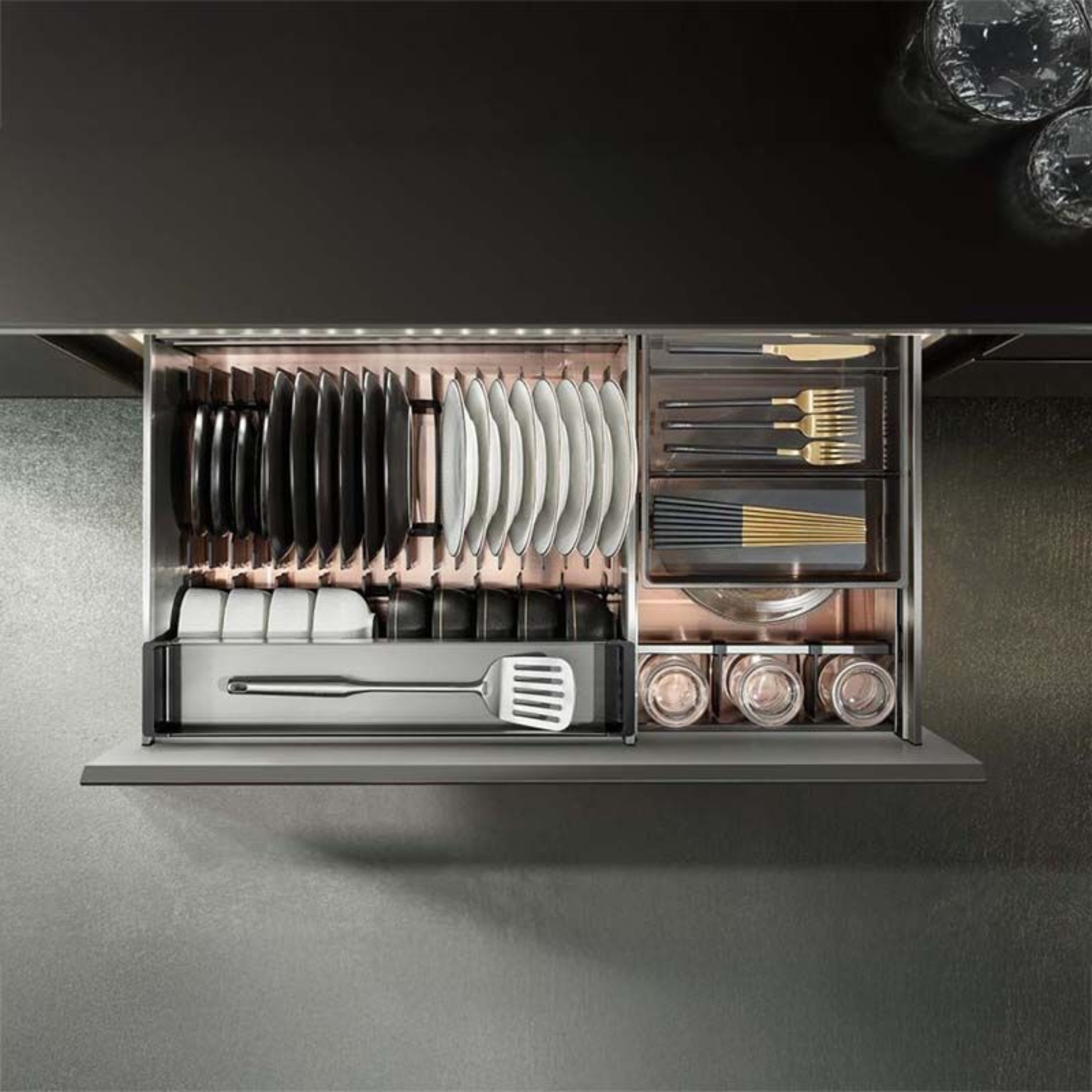 Gidorah-Auszugssystem inkl. Organizer-System