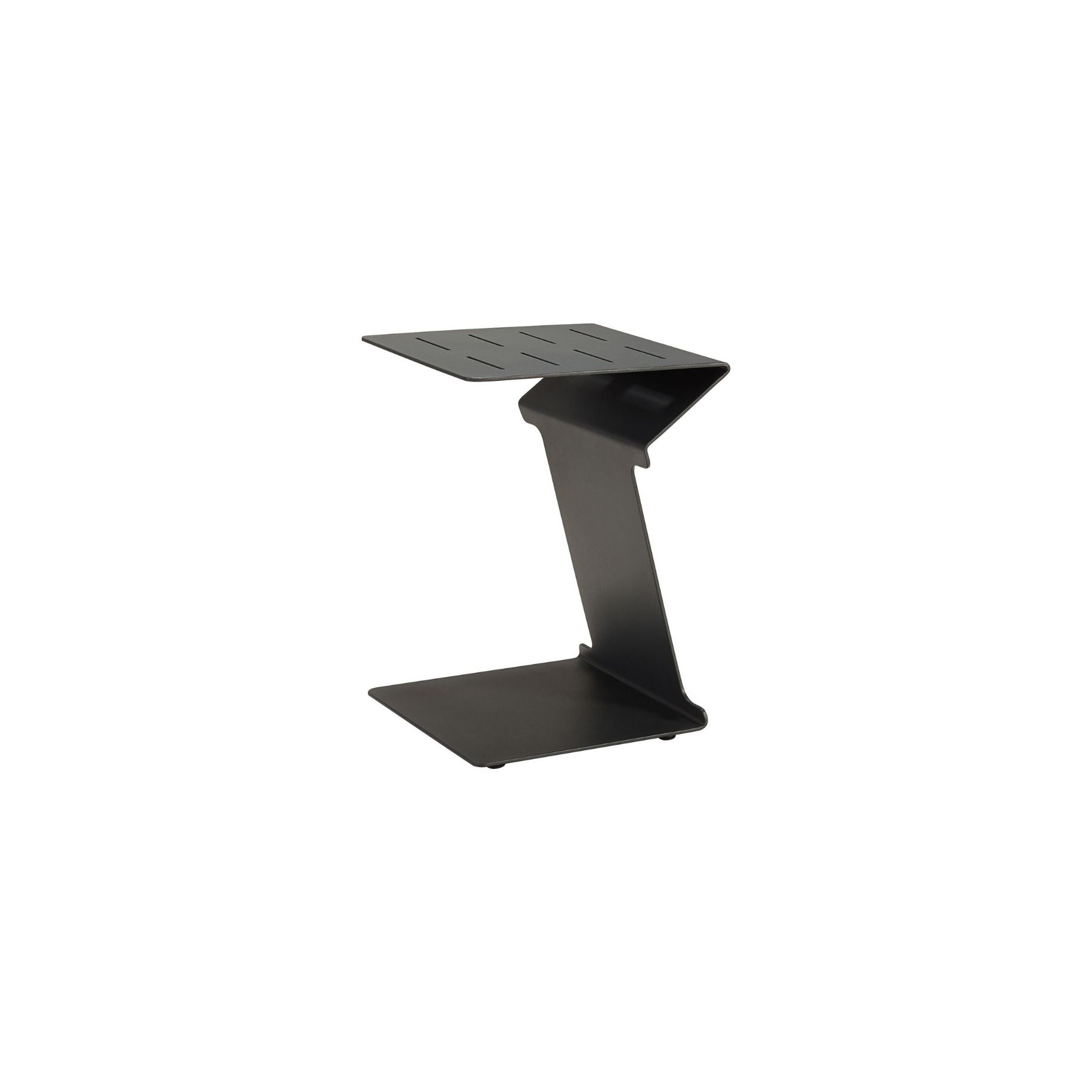 Nofi 2er-Set Gartenliege inkl. Beistelltisch Schwarz