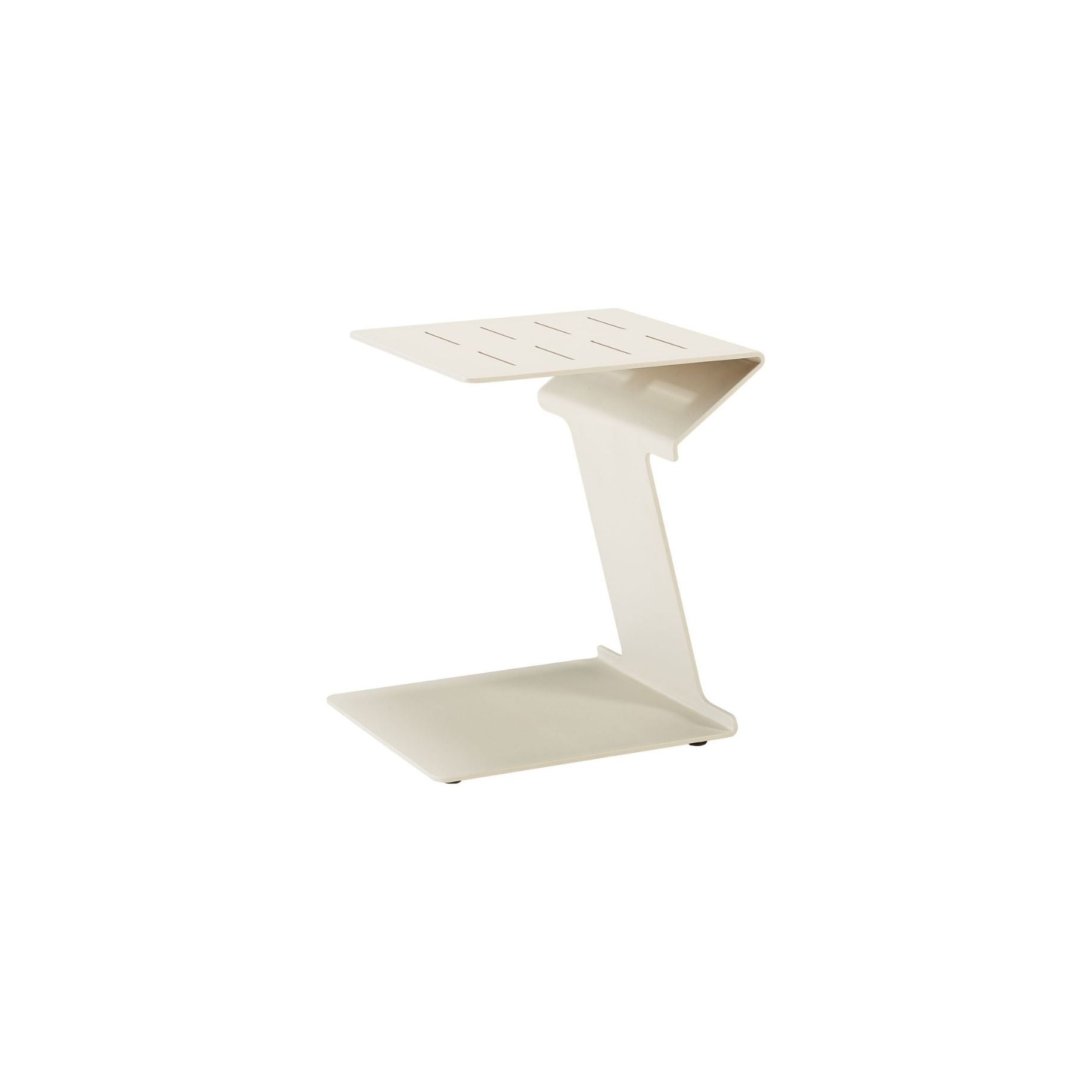 Nofi 2er-Set Gartenliege inkl. Beistelltisch Taupe