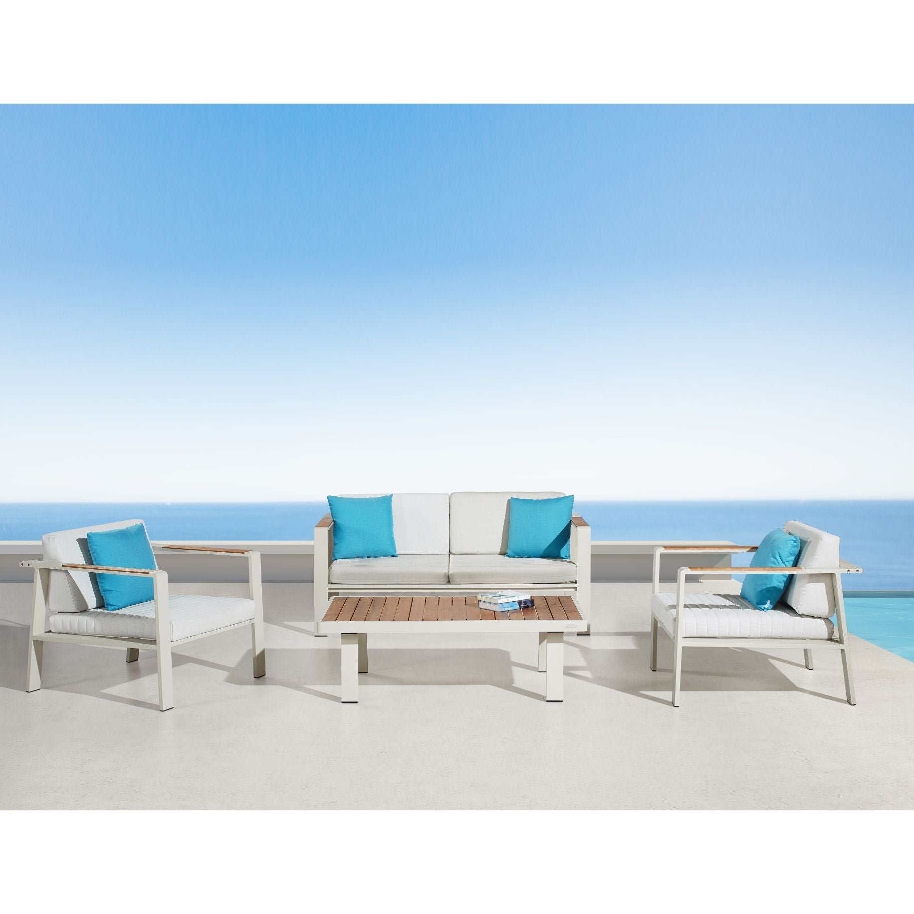 Nofi Loungemöbel Sofa-2er Set Taupe