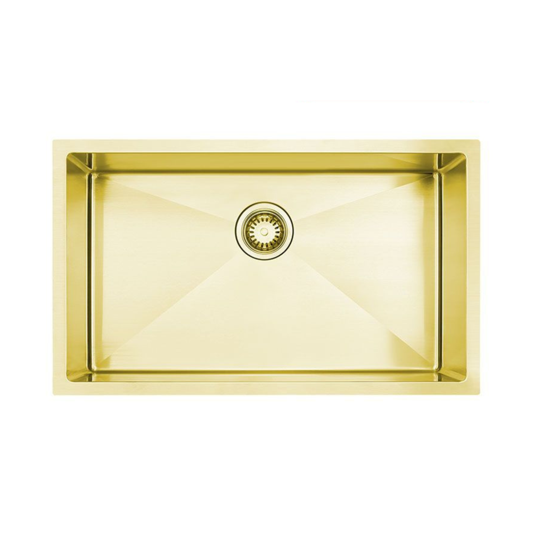 Linea – Edelstahlspüle Gold