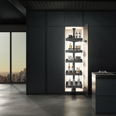 Space Swivel Pull-Out Pantry