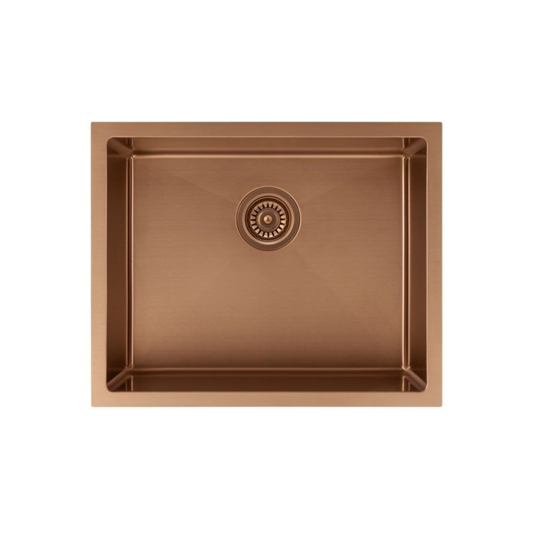 Linea – Edelstahlspüle Roségold