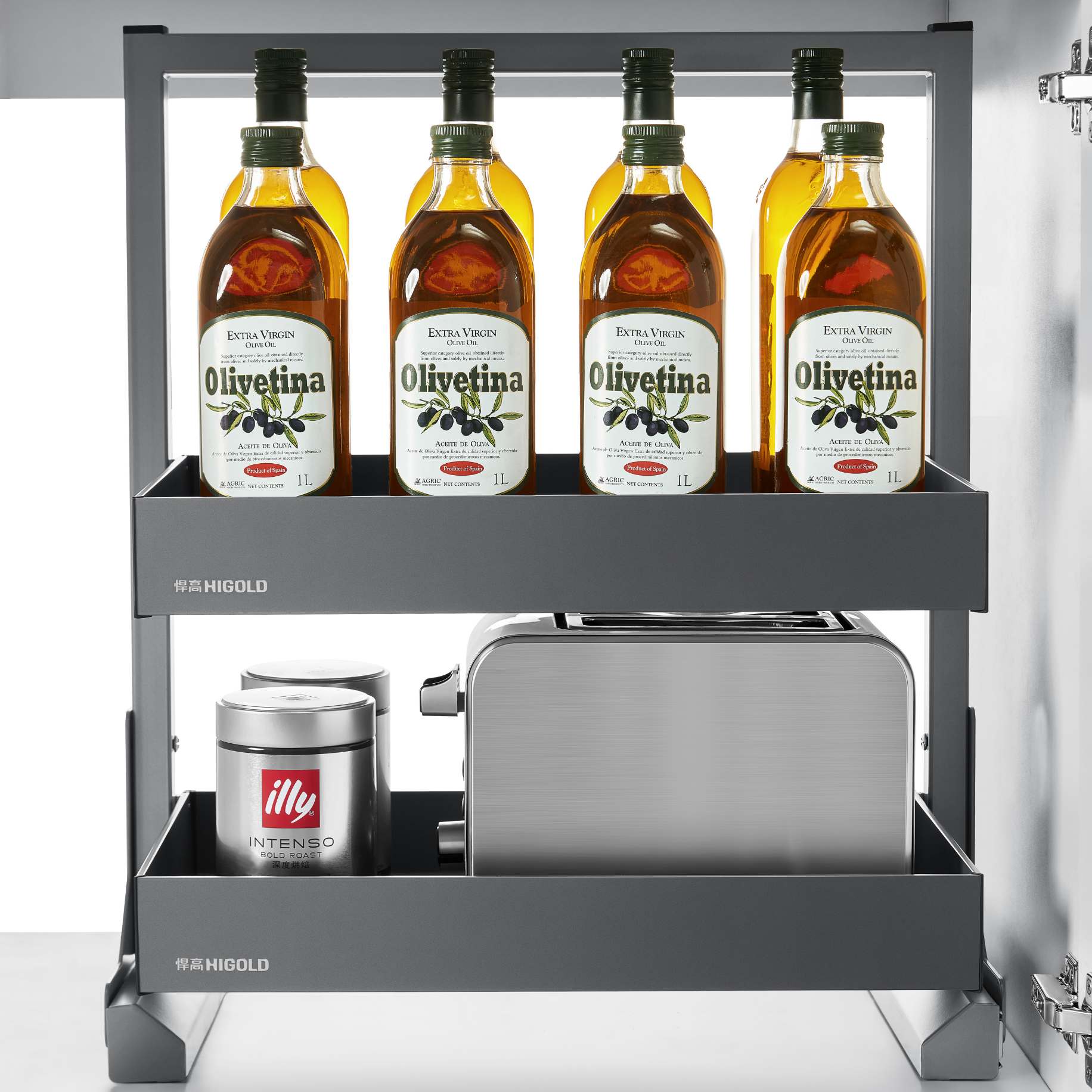 Panorama Swivel PULL-OUTmini - Set Tablare 600mm