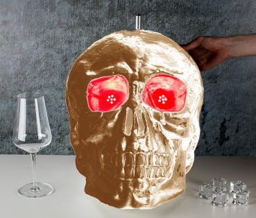 Glassfroster Ice-Chiller Skull Gold