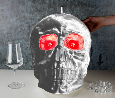 Glassfroster Ice-Chiller Skull Silber