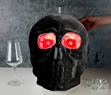 Glassfroster Ice-Chiller Skull Schwarz