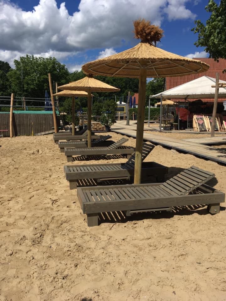 California Strohschirm Set