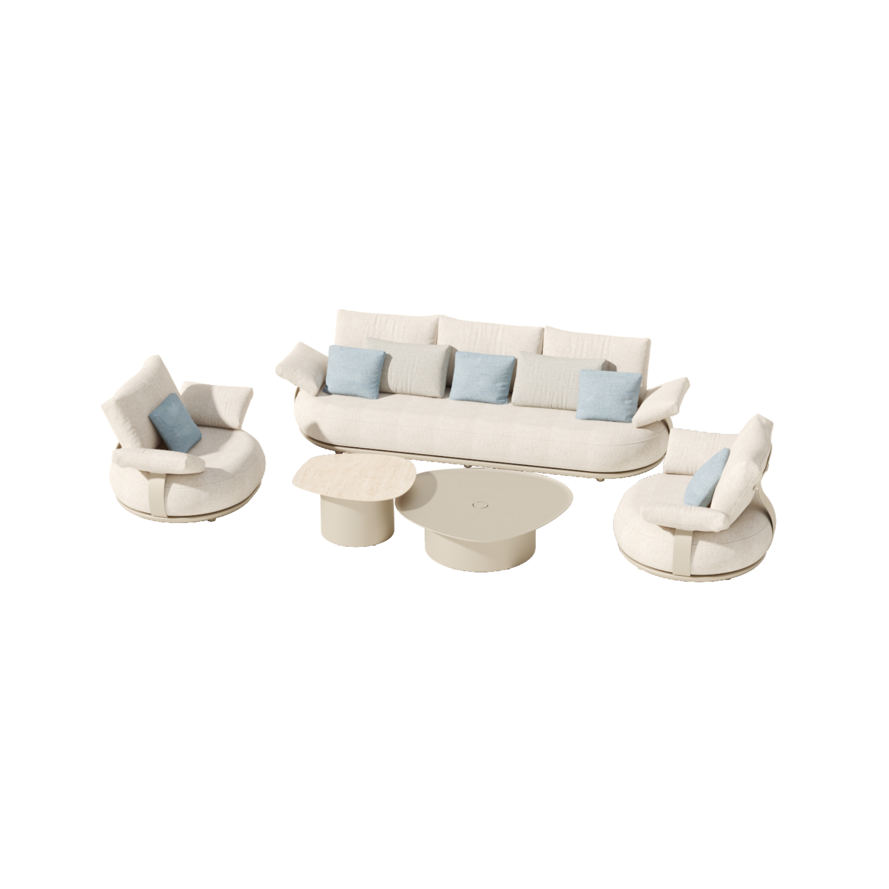 Calla 3-Sitzer Set by Claudio Bellini