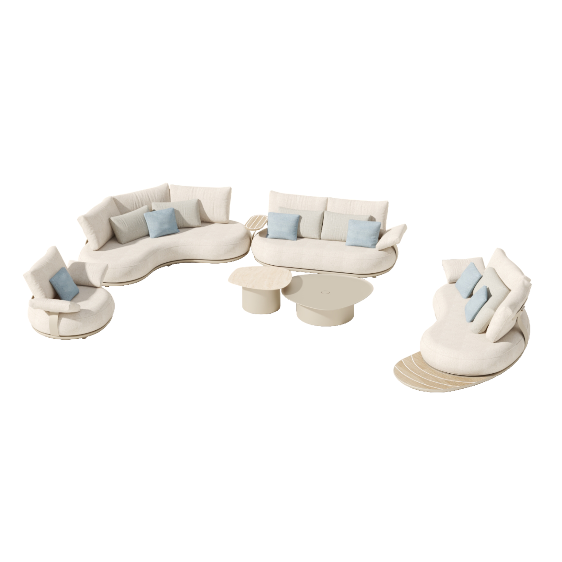 Calla Eck-Set M Set by Claudio Bellini