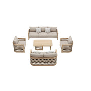 RIVA High-End Loungemöbel Sofa-3er & 2er Set