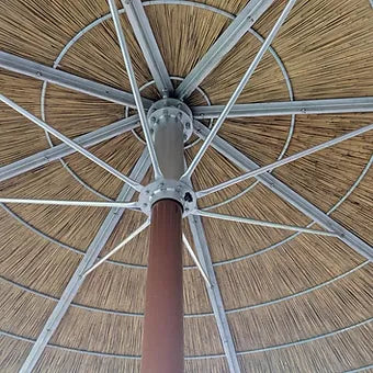 San Diego Strohschirm Set