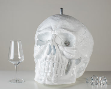 Glassfroster Ice-Chiller Skull Weiß
