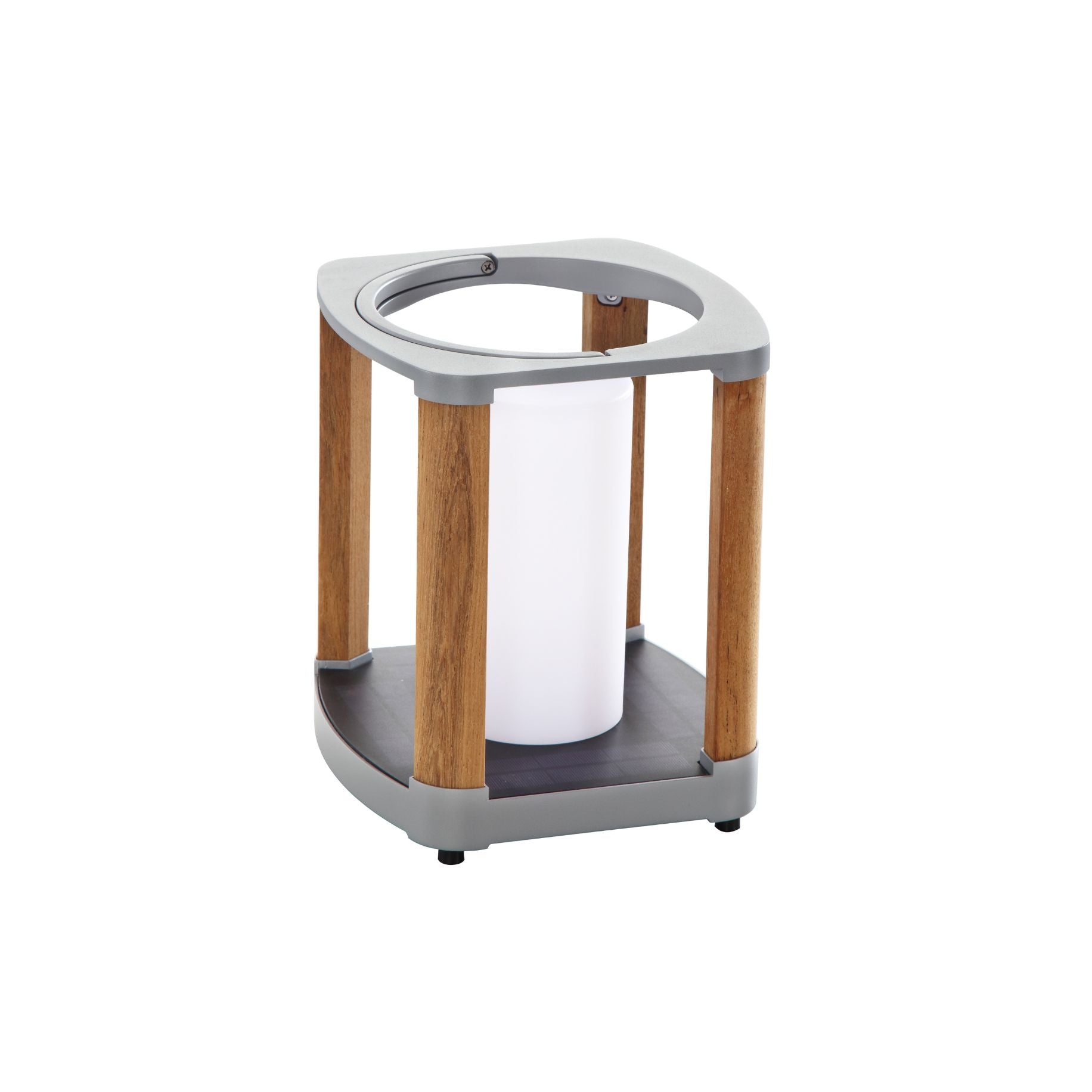 Aurora Solar-Lampen 2er-Set Silber