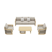 RIVA High-End Loungemöbel Sofa-3er Set