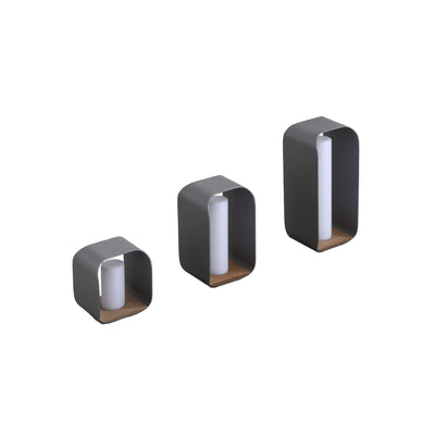 Onda Lampen 3er-Set Anthrazit