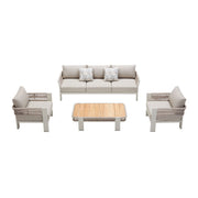 Borromeo Comfort Loungemöbel Sofa-3er Set
