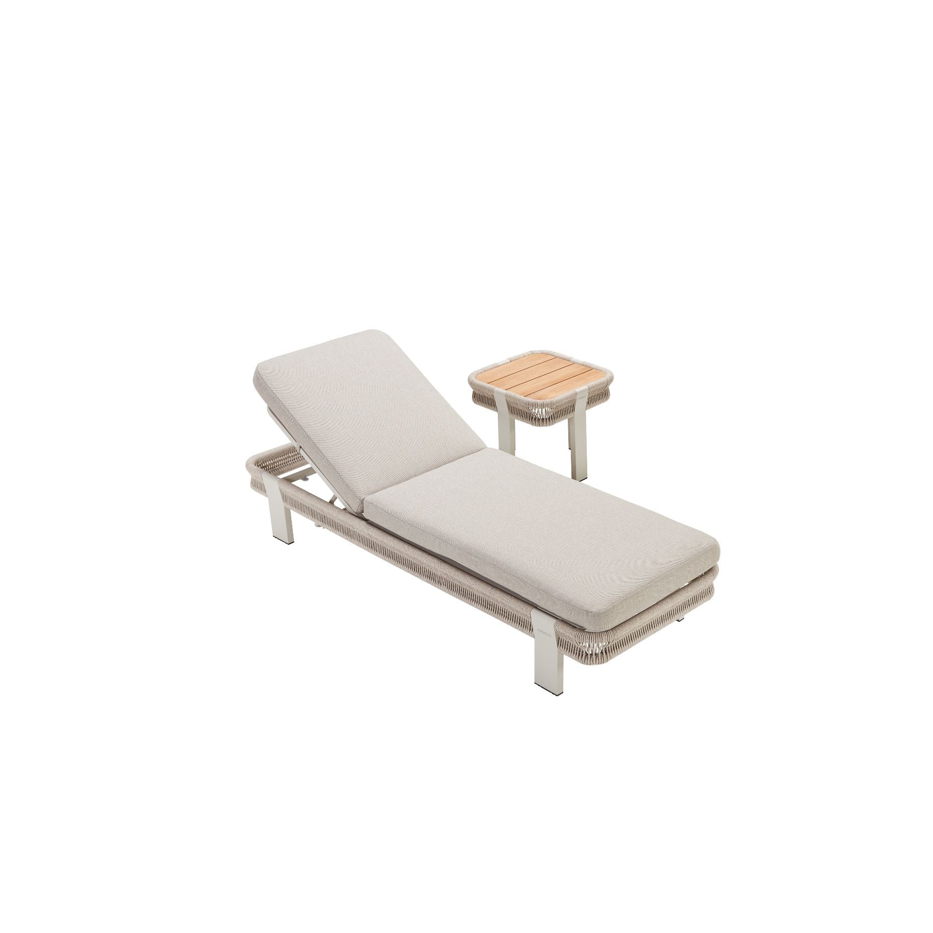 Borromeo Comfort Gartenliege inkl. Beistelltisch