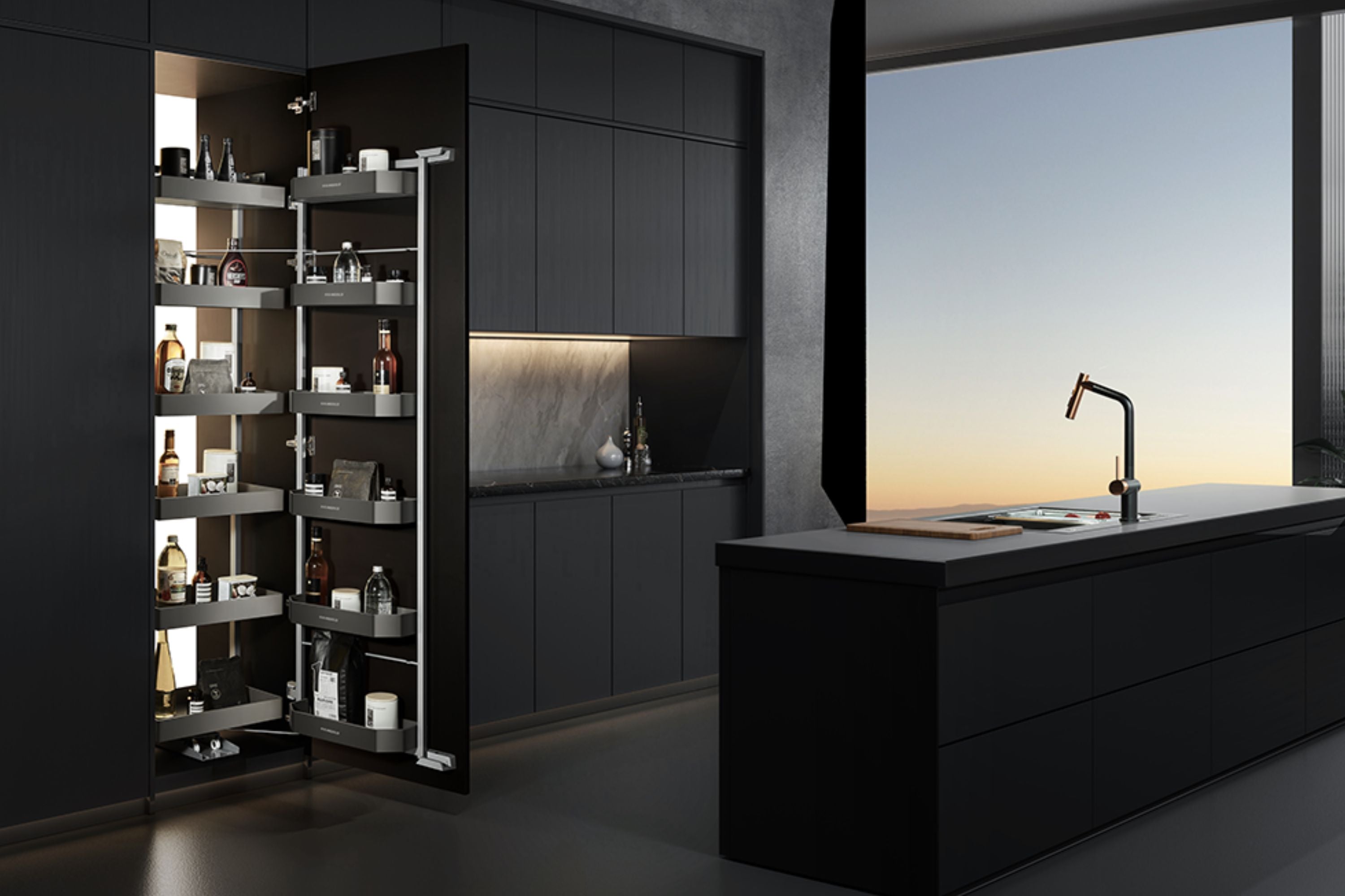 Panorama Swivel PULL-OUT Set