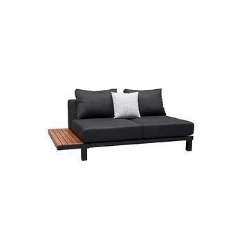 Polo Ecklounge L Set inkl. höhenverstellbarem Tisch