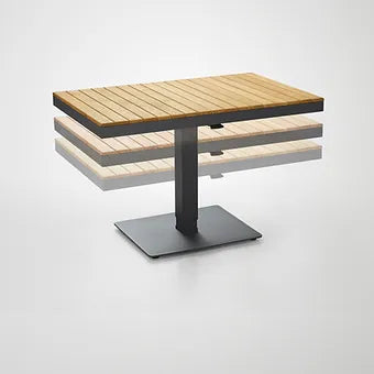 Polo Ecklounge L Set inkl. höhenverstellbarem Tisch