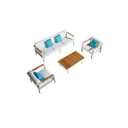 Nofi Loungemöbel Sofa-3er Set Taupe