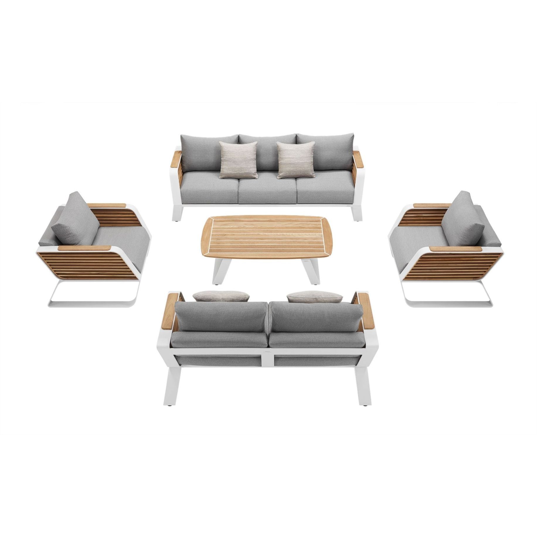 Wing Luxus Loungemöbel Sofa-3er & 2er Set