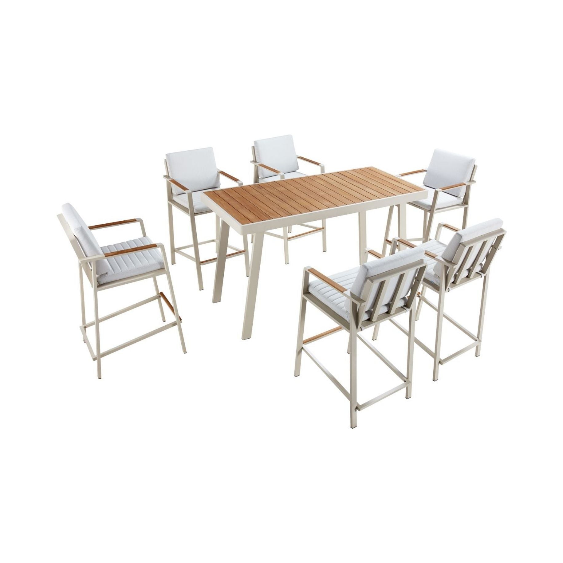 Nofi Bartischgruppe 6er-Set Taupe