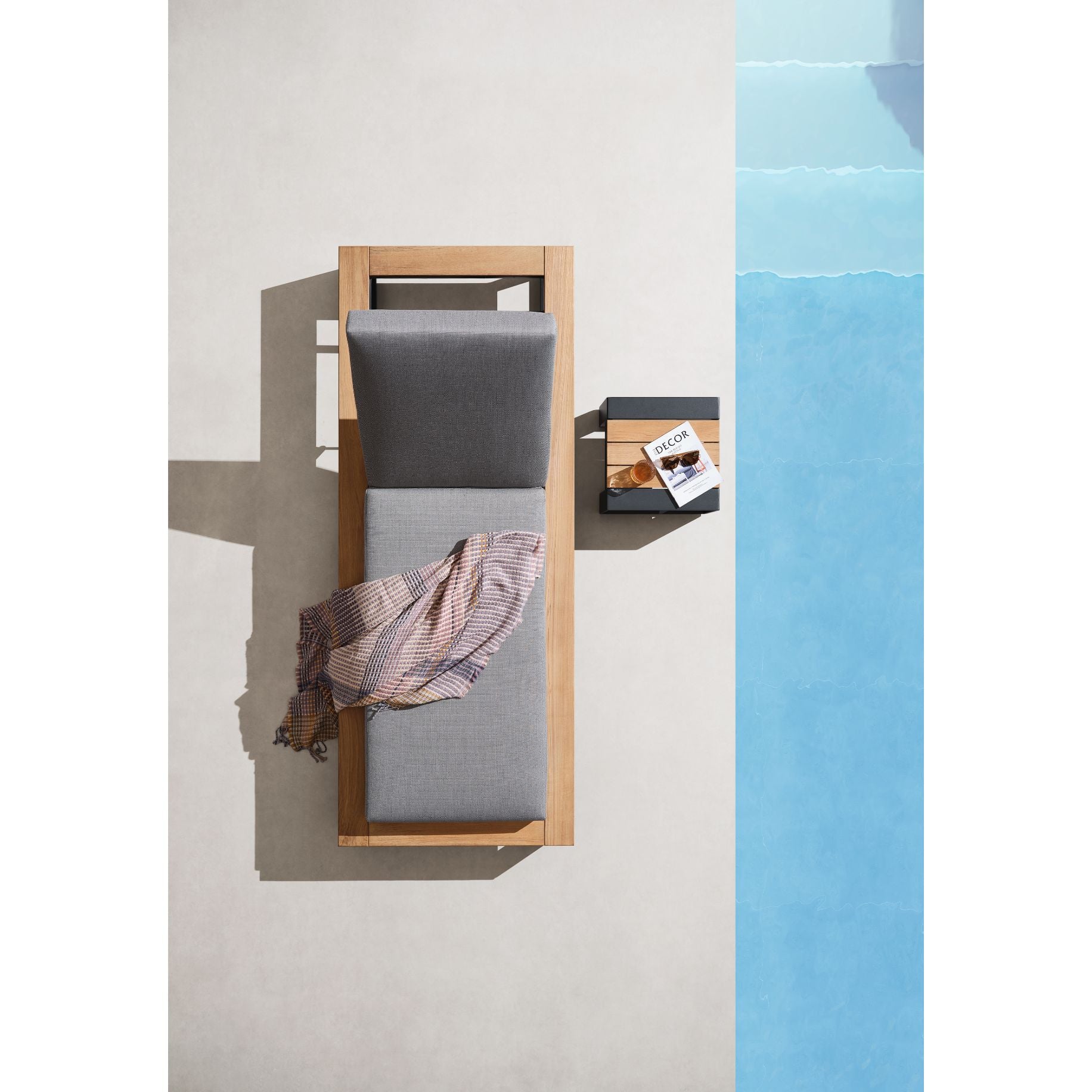 Cambusa Gartenliege inkl. Beistelltisch