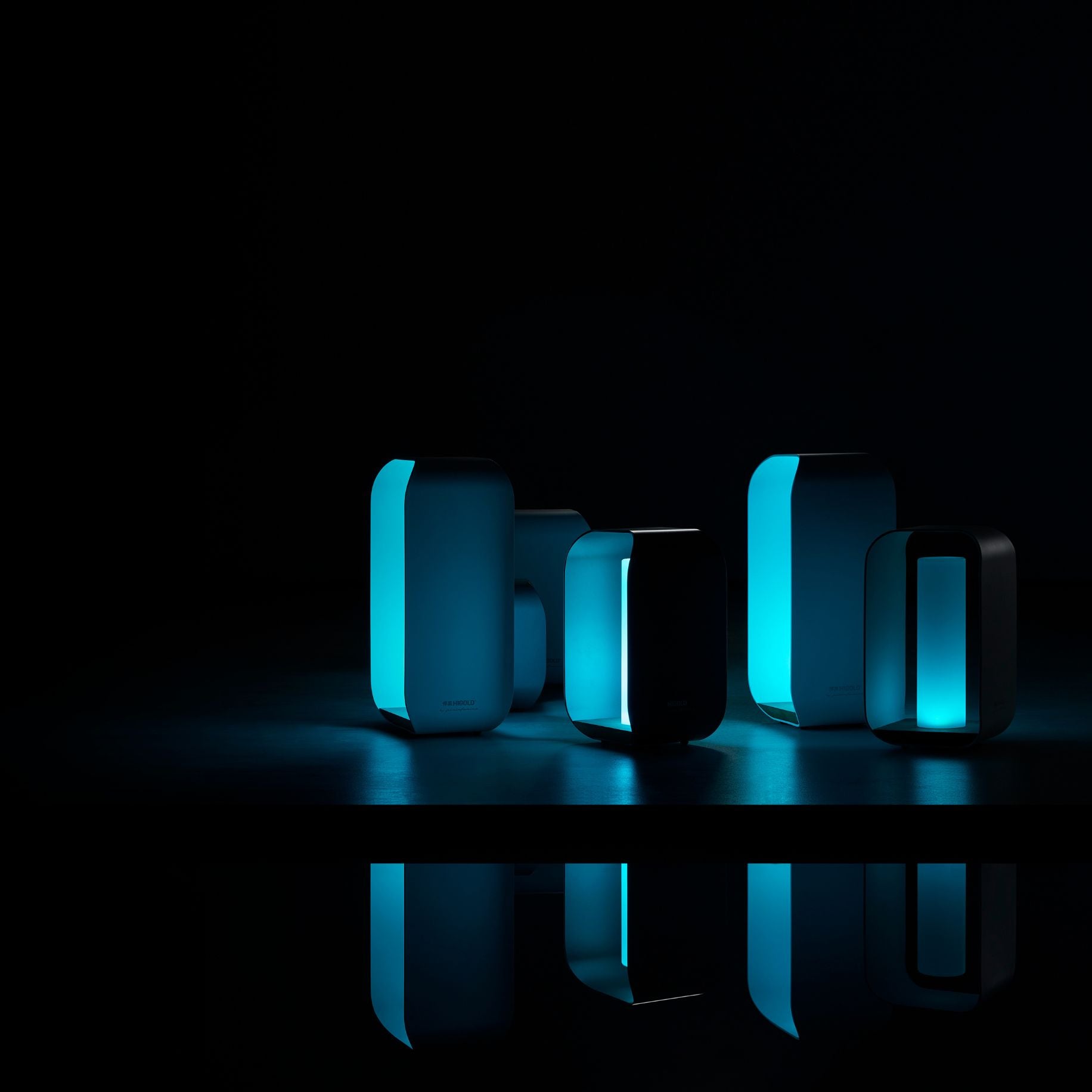 Onda Lampen 3er-Set Anthrazit