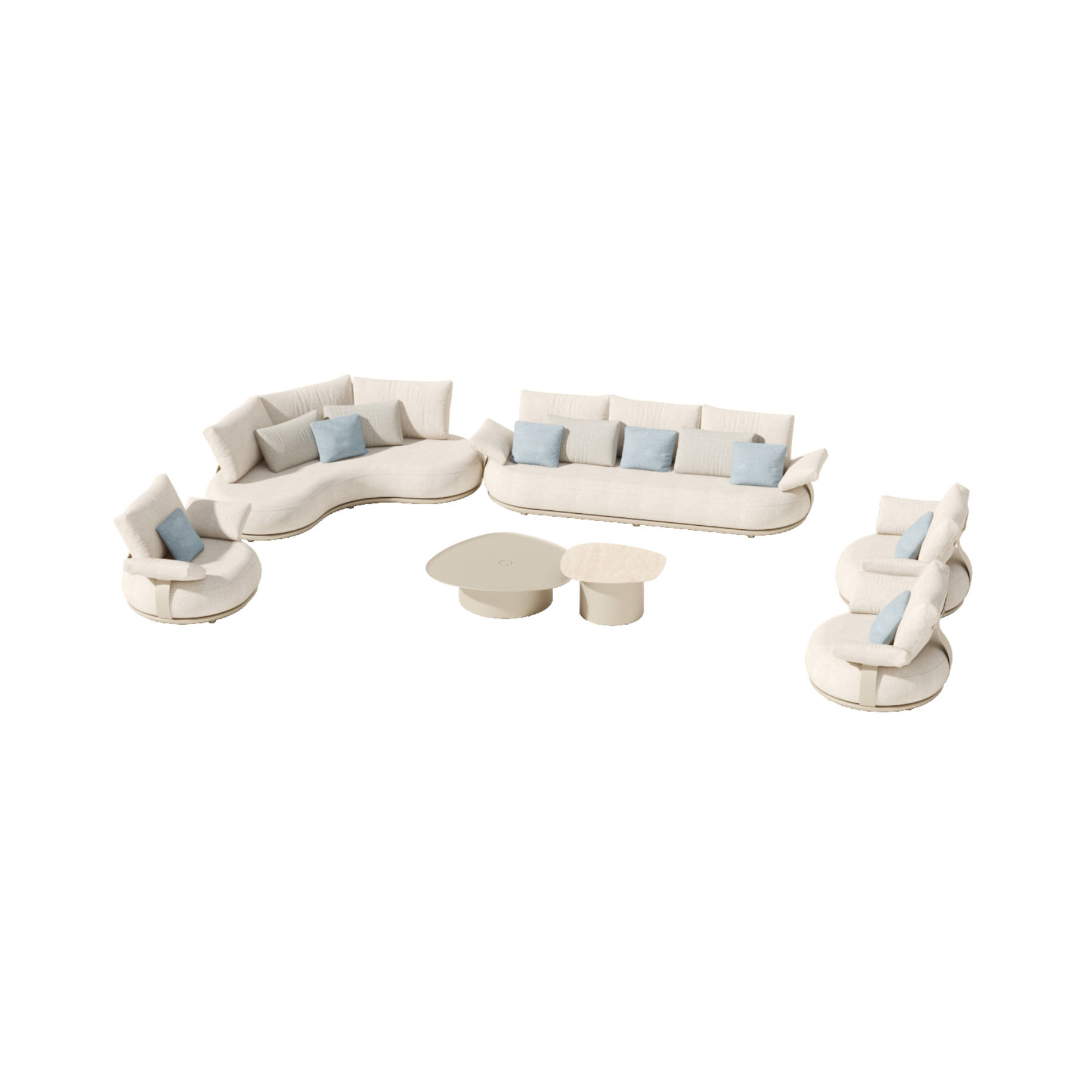 Calla Eck-Set L Set by Claudio Bellini