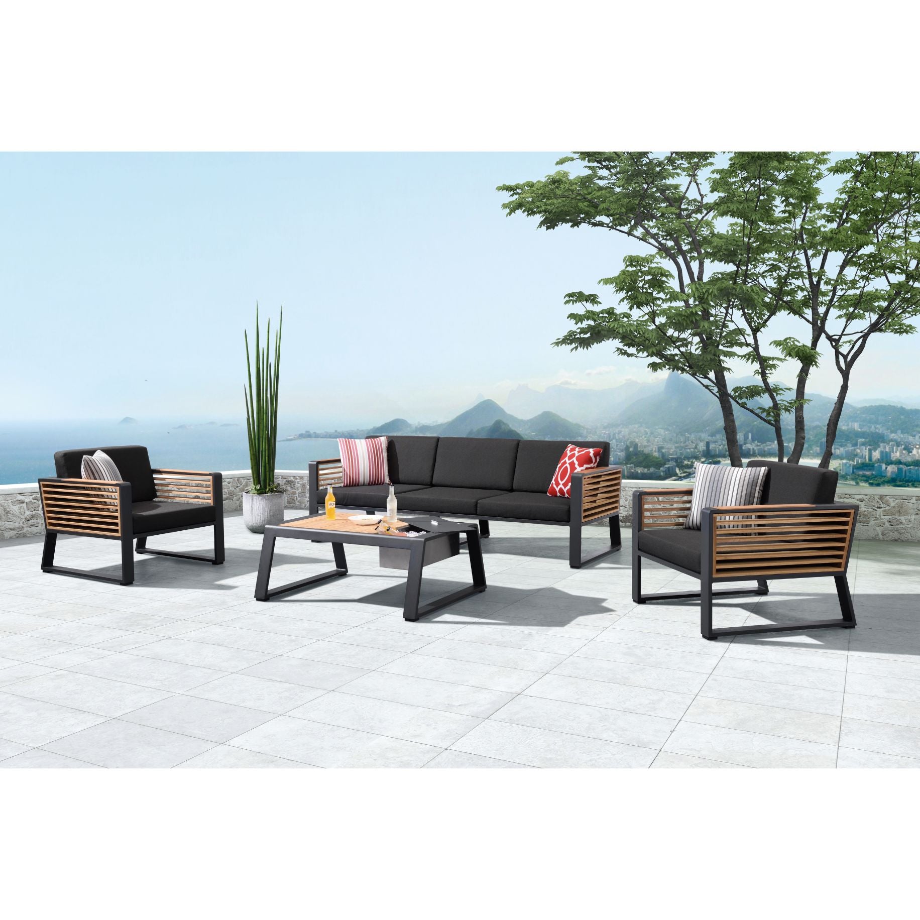 New York Signature Loungemöbel Sofa-3er Set
