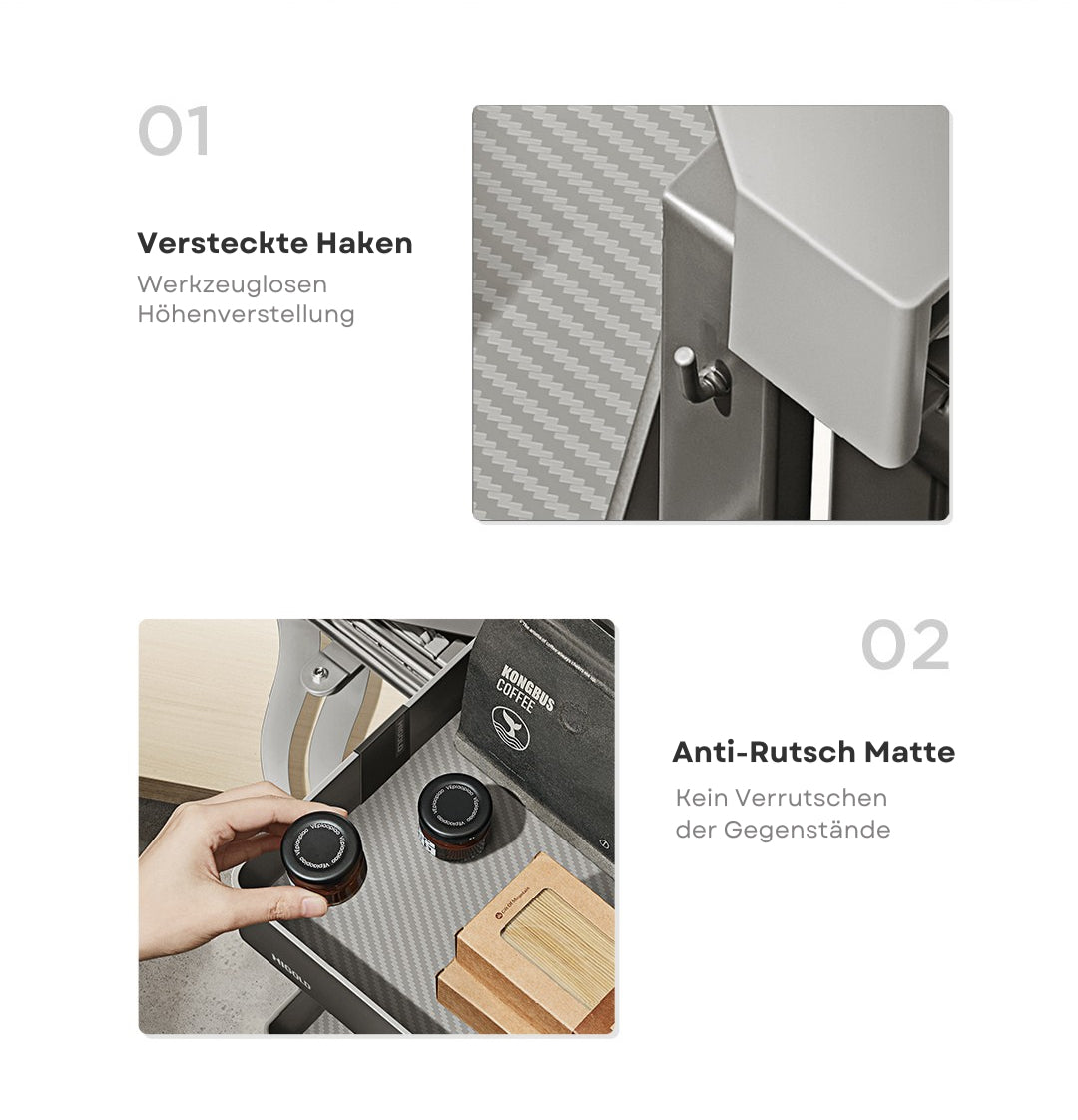 MaxiCorner Diamond Pull-Out 450mm